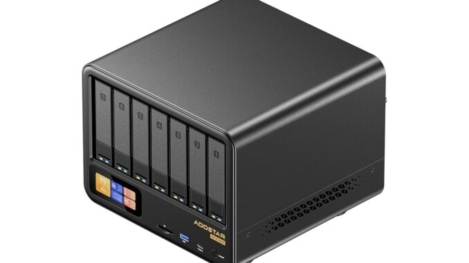 Aoostar WTR Max Intel i5 NAS Mini PC - 6 bahías SATA y 5 NVMe